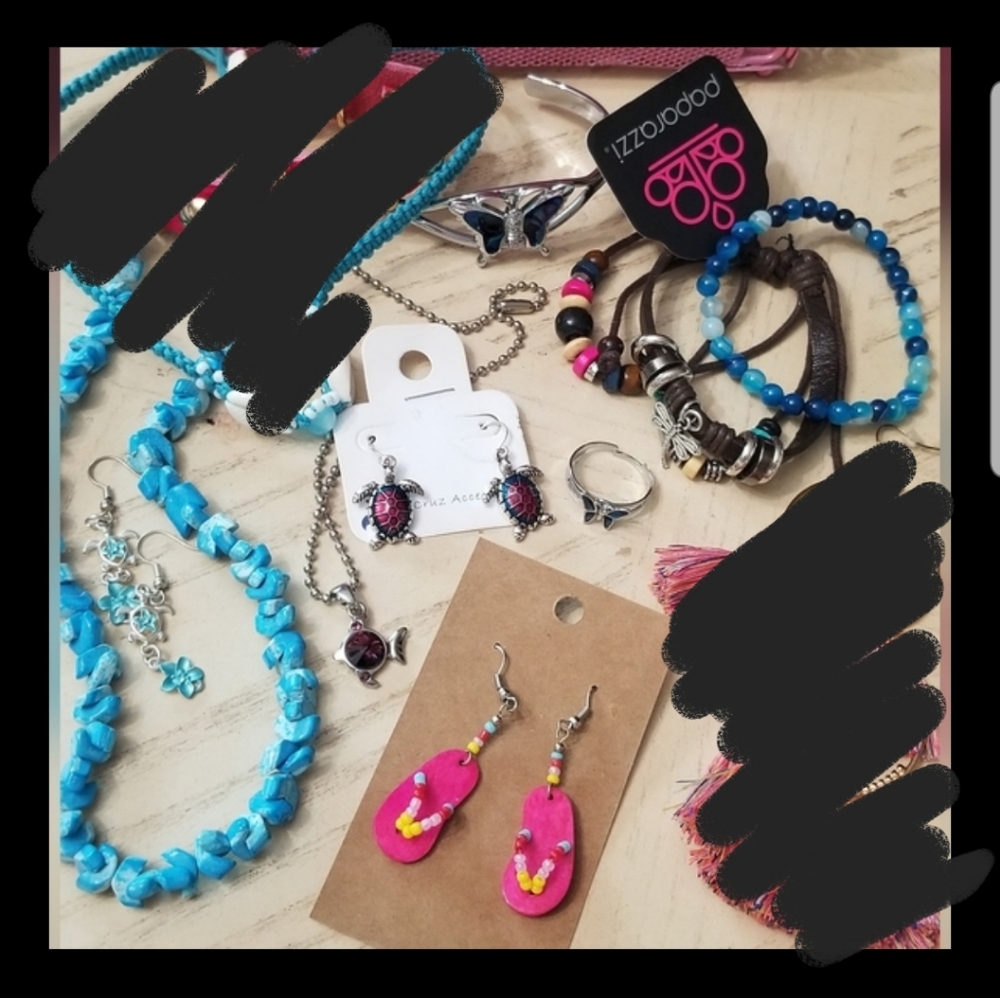 Surfer girl Jewelry Lot